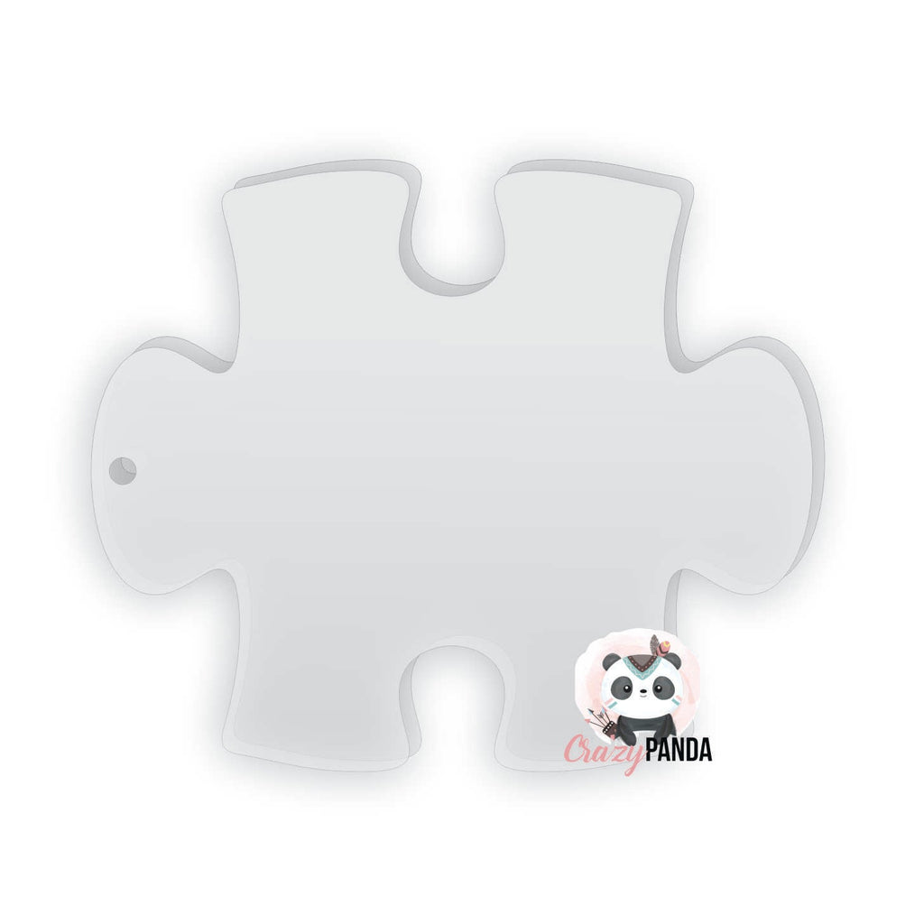 Acrylic Blank Clear Puzzle Piece Sizes ~1.5mm