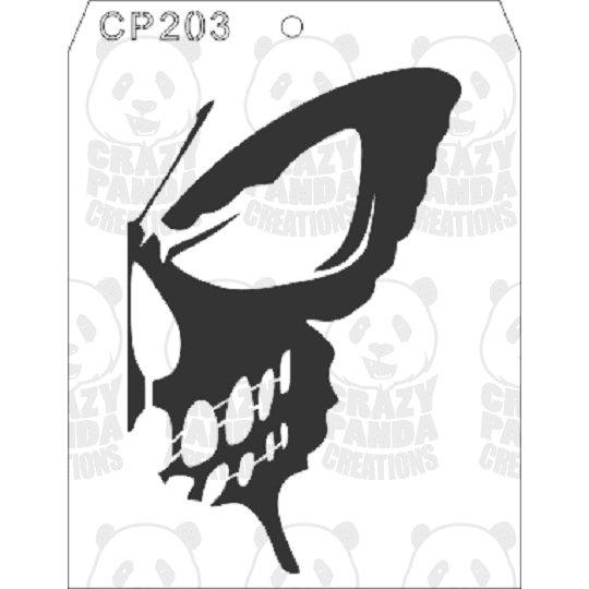 CP203-Skull butterfly