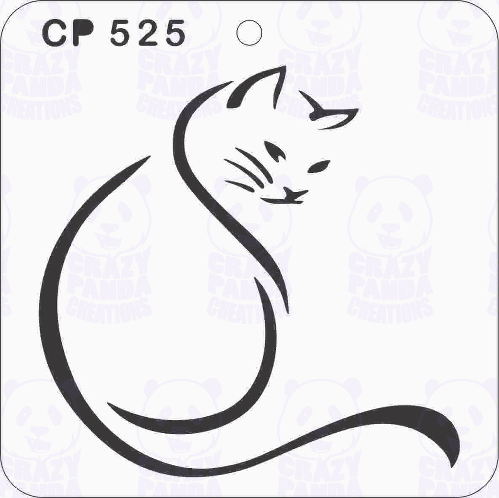 CP525-Line Art Cat