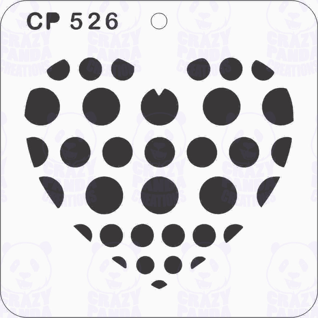 CP526-Spotted Dot Heart