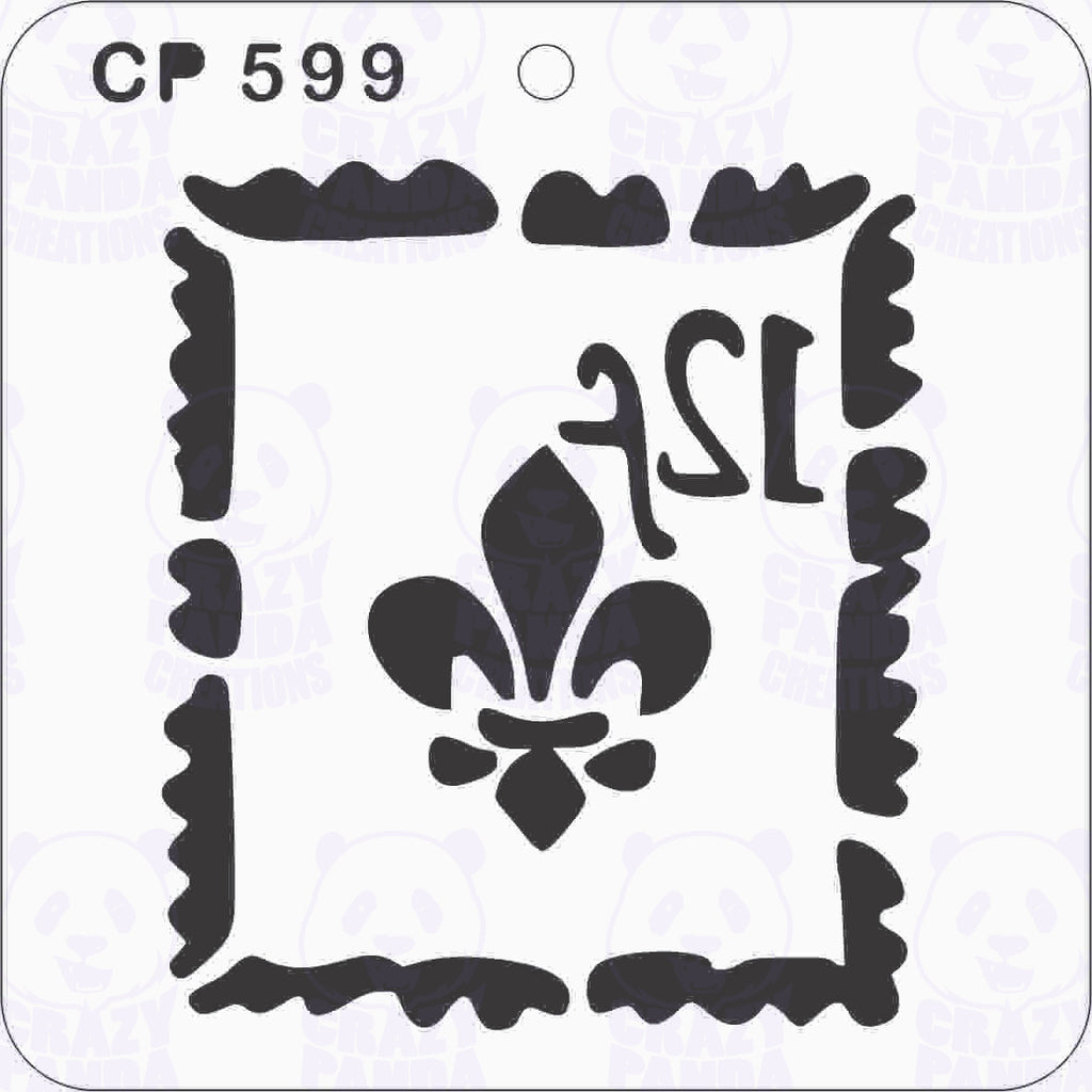 CP599-Damask Stamp