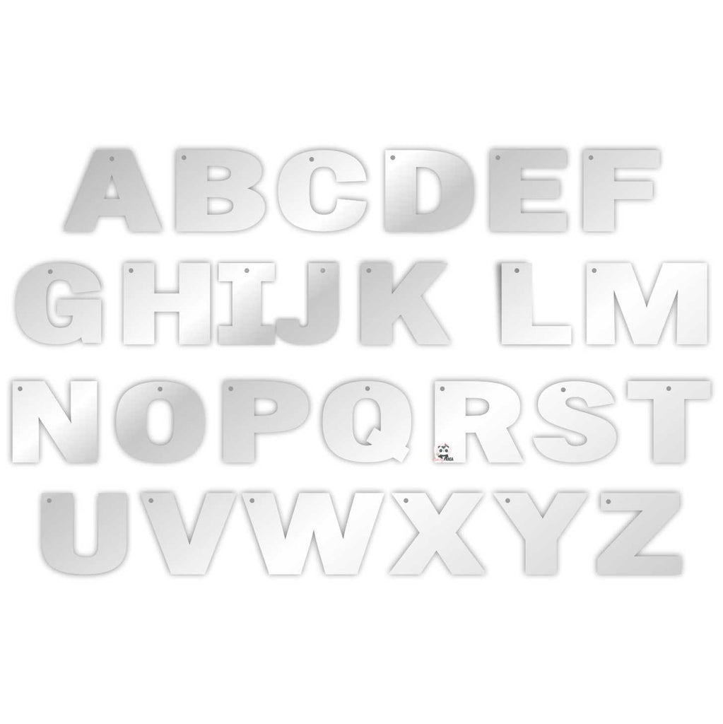 Acrylic Blank Clear Alphabet Letters #1 50-100mm ~3mm
